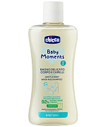 Нежная пена Chicco Baby Moments для волос и тела 200 мл