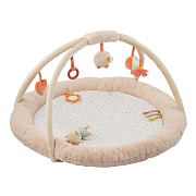 Коврик детский игровой круглый Nattou Mila Zoë Lana Корова, Ёжик, Кот 266192