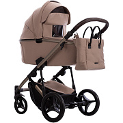 Детская коляска Bebetto Loren Sand 3 в 1 с автокреслом Avionaut Cosmo 02 бежевый