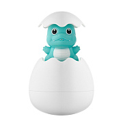 Игрушка для ванной 2 в 1 Roxy-Kids яйцо-лейка REGG-001 голубой динозавр