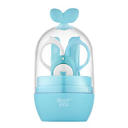 Маникюрный набор Roxy-Kids Листик RPS-003-B голубой с белым
