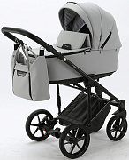 Детская коляска Adamex Zico Deluxe 2 в 1 Z-SA03 СВ.СЕР. КОЖА