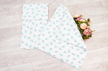 Детский комплект в коляску AmaroBaby Mommy Star мороженки мята