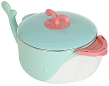 Термотарелка Pituso 410 мл YHY015 Light blue (Голубой)