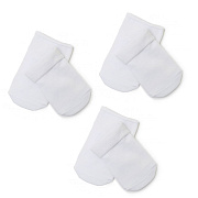 Носки детские Olant baby 3 пары, хлопок белый, 50-62