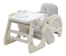 Стул для кормления UNIX Kids Cloud Трансформер (3 in 1) Grey
