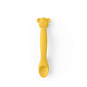 Ложка детская для кормления Suavinex силикон 401353 MONKEY YELLOW S