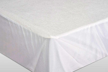 Наматрасник Valle Cotton Clean натяжной универсальный 125х65 см (махра c трикотажным бортом)