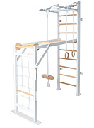 Детский спортивный комплекс Perfetto Sport Scala in legno 2 bianco-naturale