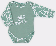 Боди Rant Milk-Aholic с длинным рукавом 6181 Green 62