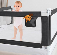 Барьер для кровати AmaroBaby Linear 160 см черный