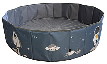 Сухой бассейн UNIX Kids Space 100 см Blue (без шариков)