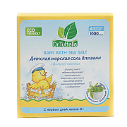 Детская морская соль Dr.Tuttelle с целебными травами 1000 гр.