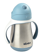 Поильник термос Beaba Inox 250 мл 913481 W BLUE