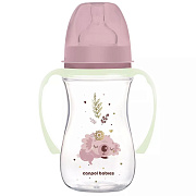 Бутылочка для кормления Canpol Babies Sleepy Koala c широким горлом 300 мл 35/238 розовый