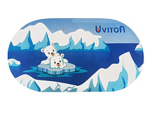 Коврик противоскользящий Uviton Медвежата 69х39 см