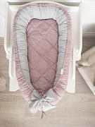 Подушка-гнездышко Lappetti Organic Baby Cotton с матрасиком розовый