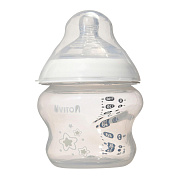Бутылочка для кормления Uviton premium широкое горлышко Тommy baby 150 мл 0646/01 белый