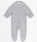 Комбинезон вязаный AmaroBaby Pure Love Little демисезонный серый 56