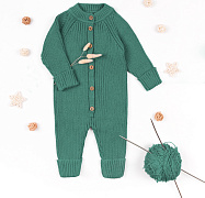 Комбинезон вязаный AmaroBaby Pure Love Tot демисезонный зеленый 56
