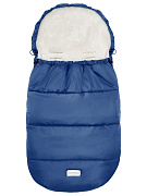 Конверт меховой AmaroBaby Snowy Travel 105 см тёмно-синий
