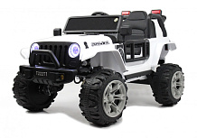 Детский электромобиль RiverToys T222TT 4WD белый