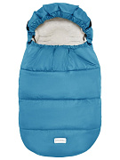 Конверт меховой AmaroBaby Snowy Travel 105 см серо-голубой