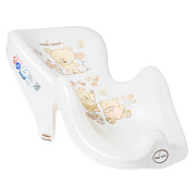 Горка для купания Tega Baby Teddy (Мишка) антискользящая MS-003 NOWY-118 белый жемчуг